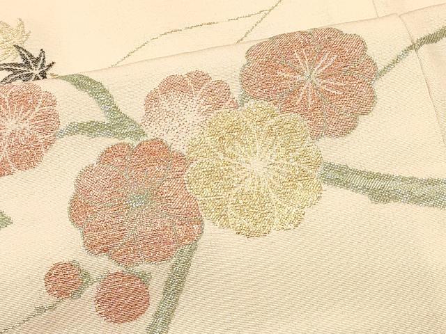 平和屋着物#羽織 寿光織 枝花文 暈し染め 金銀糸 正絹 逸品 CABK3280in