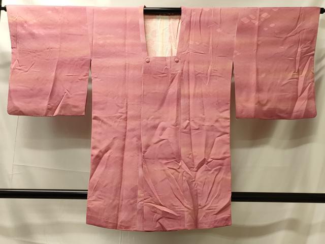 平和屋着物#道行コート 横段文 暈し染め 正絹 逸品 CABK3288in