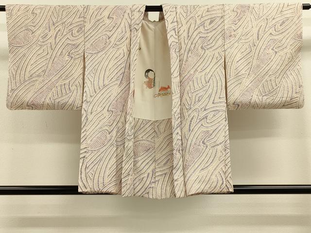 平和屋着物#羽織 総絞り 幾何学文様 正絹 逸品 CABK3293in