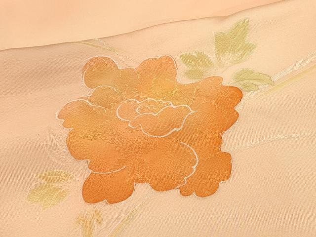 平和屋着物#羽織 地紋起こし 草花文 暈し染め 正絹 逸品 CABK3297in