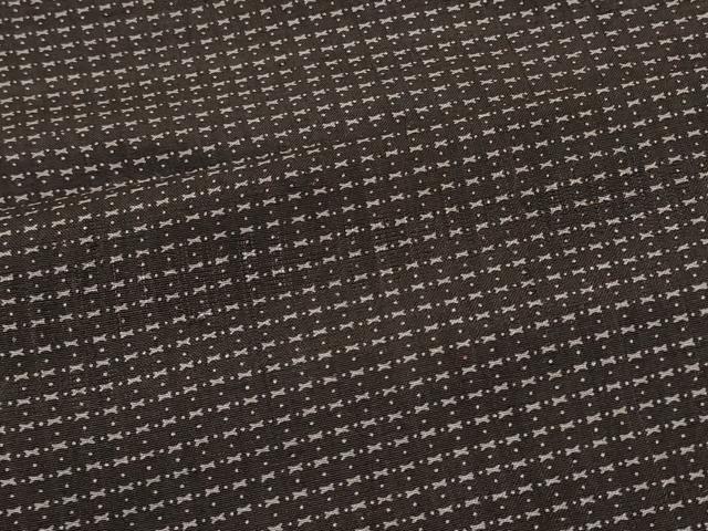 平和屋着物#男性 長羽織 幾何学文様 正絹 逸品 CABK3299in