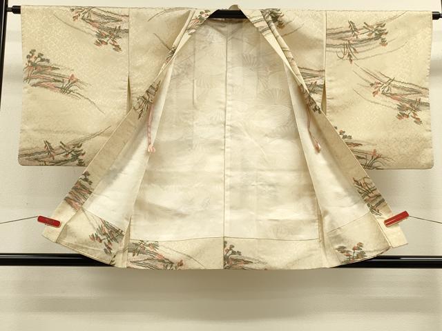 平和屋着物#羽織 草葉文 正絹 逸品 CABK3312in