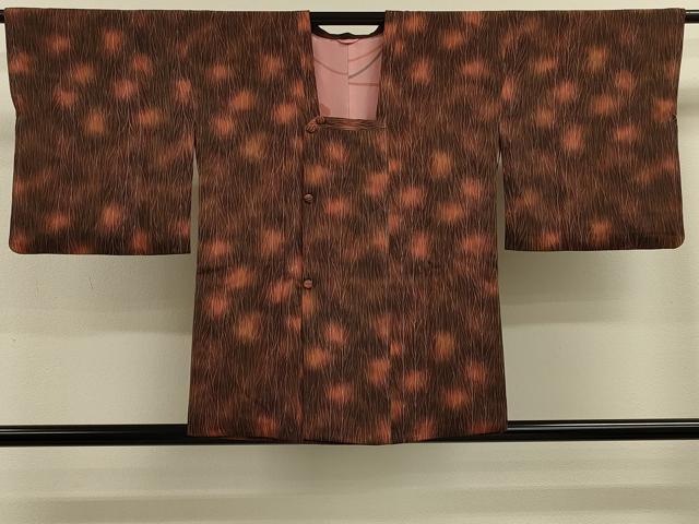 平和屋着物#道行コート 草木文 暈し染め 正絹 逸品 CABK3333in
