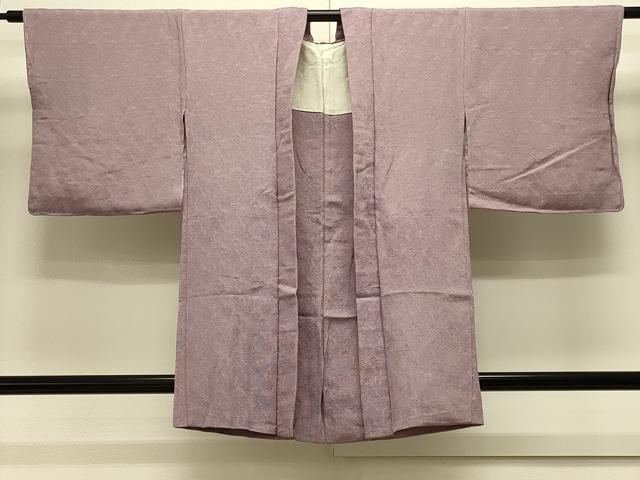 平和屋着物#羽織 菊地紋 銀通し地 正絹 逸品 CABK3347in