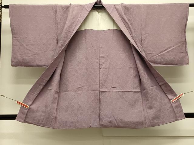 平和屋着物#羽織 菊地紋 銀通し地 正絹 逸品 CABK3347in