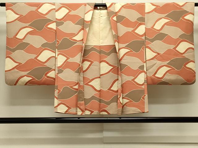 平和屋着物#羽織 地紋起こし 抽象文 正絹 逸品 CABK3350in