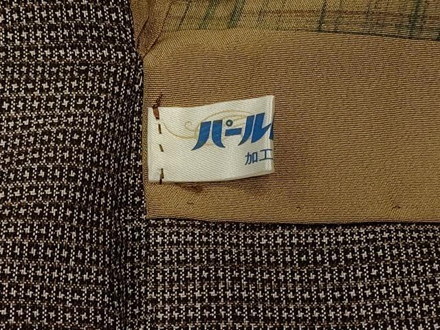 平和屋着物#男性 本場大島紬 長羽織 紬地 150亀甲 総詰め 正絹 逸品 未使用 CABK3393in