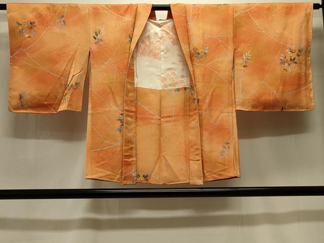 平和屋着物#羽織 草花文 暈し染め 正絹 逸品 未使用 CABK3396in