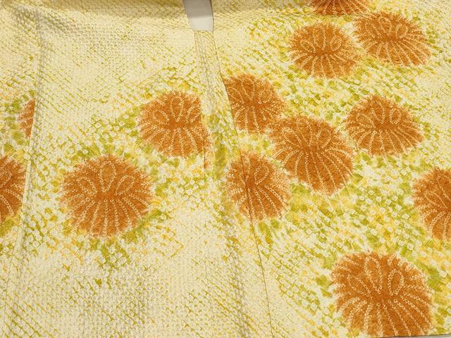 平和屋着物#羽織 総絞り 舞花文 暈し染め 正絹 逸品 CABK3452in