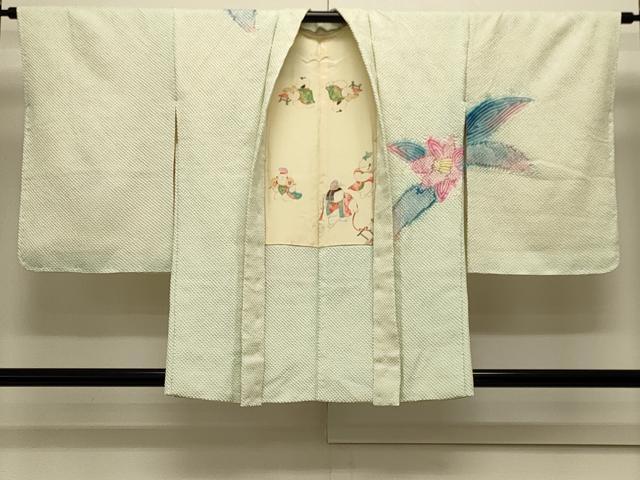 平和屋着物#羽織 総絞り 草花文 暈し染め 正絹 逸品 未使用 CABK3453in
