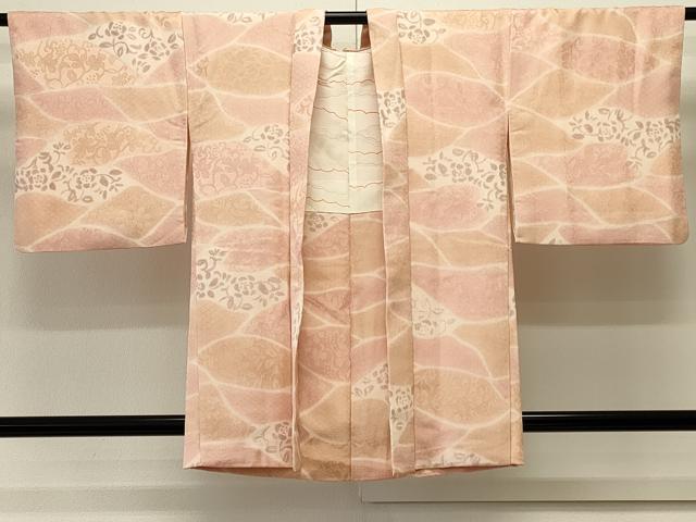 平和屋着物#羽織 地紋起こし 花唐草文 正絹 逸品 CABK3460in