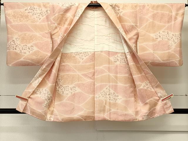 平和屋着物#羽織 地紋起こし 花唐草文 正絹 逸品 CABK3460in