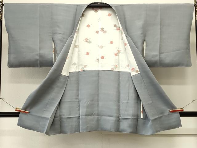 平和屋着物#道行コート 霞文 暈し染め ロング丈 正絹 逸品 未使用 CABK3463in