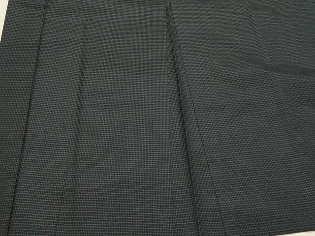 平和屋着物#男性 本場大島紬 長羽織 格子 正絹 逸品 CABK3487in