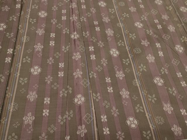 平和屋着物#本場大島紬 羽織 花間道 正絹 逸品 未使用 CABK3488in