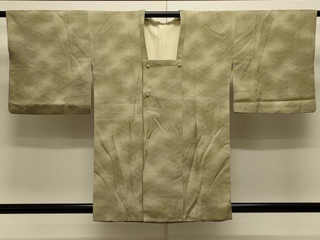 平和屋着物#道行コート 菱地紋 暈し染め 正絹 逸品 CABK3489in