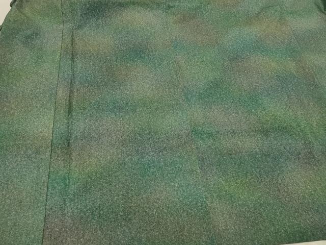 平和屋着物#本場縞大島紬 道中着 霞文 暈し染め 彩美謹製 証紙付き ロング丈 正絹 逸品 CABK3495in