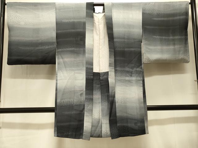平和屋着物#長羽織 霞文 暈し染め 正絹 逸品 CABK3525in