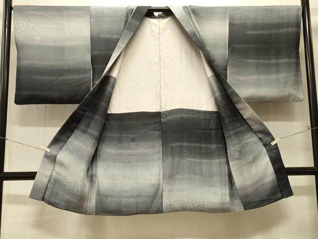 平和屋着物#長羽織 霞文 暈し染め 正絹 逸品 CABK3525in