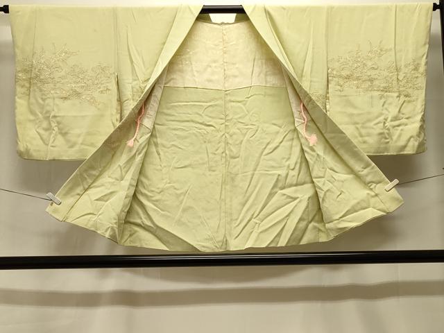平和屋着物#羽織 寿光織 洋花唐草文 金銀糸 正絹 逸品 CABK3531in