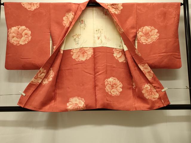 平和屋着物#羽織 地紋起こし 草花文 正絹 逸品 CABK3547in