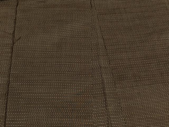 平和屋着物#男性 本場大島紬 羽織 格子 正絹 逸品 CABK3570in