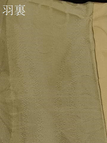 平和屋着物#羽織 草花文 黒地 正絹 逸品 CABK3581in
