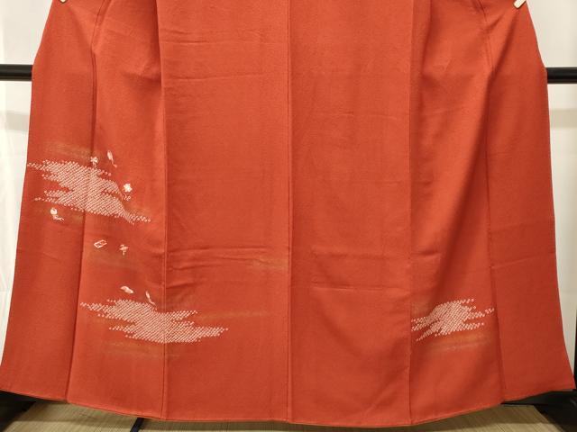 平和屋着物■訪問着 刺繍 絞り 宝尽くし文 金銀彩 正絹 逸品 CABK3604ev