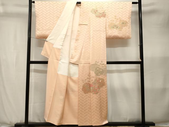 平和屋着物■訪問着 松竹梅桐文 金彩 正絹 逸品 CABK3615ev