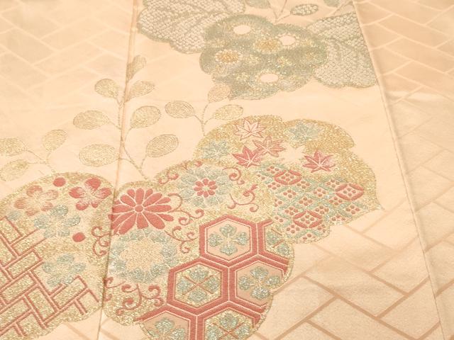 平和屋着物■訪問着 松竹梅桐文 金彩 正絹 逸品 CABK3615ev