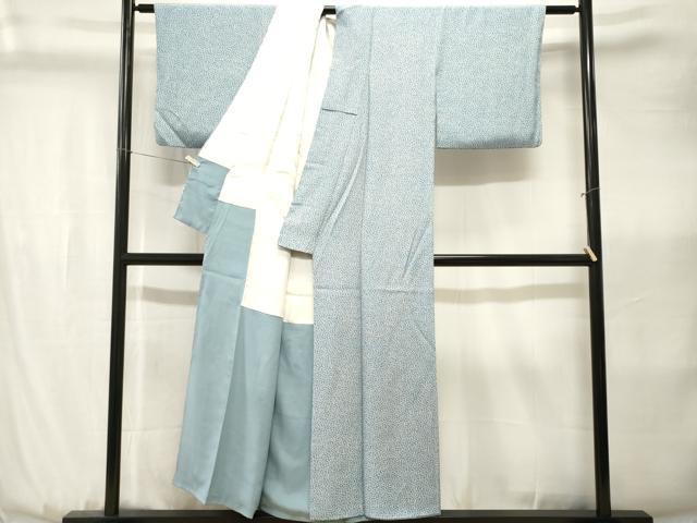 平和屋着物■上質な小紋 抽象文様 正絹 逸品 CABK3634ev