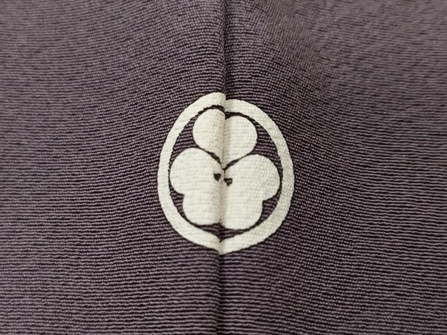 平和屋着物■上質な色無地 鳩羽色 正絹 逸品 CABK3645ev