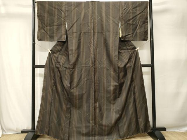 平和屋着物■小紋 間道 洗える着物 CABK3651ev