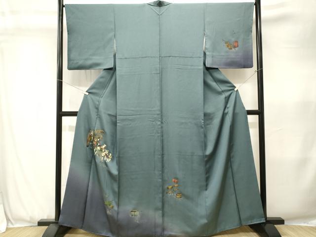 平和屋着物■訪問着 人物風景文 暈し染め 正絹 逸品 CABK3656ev