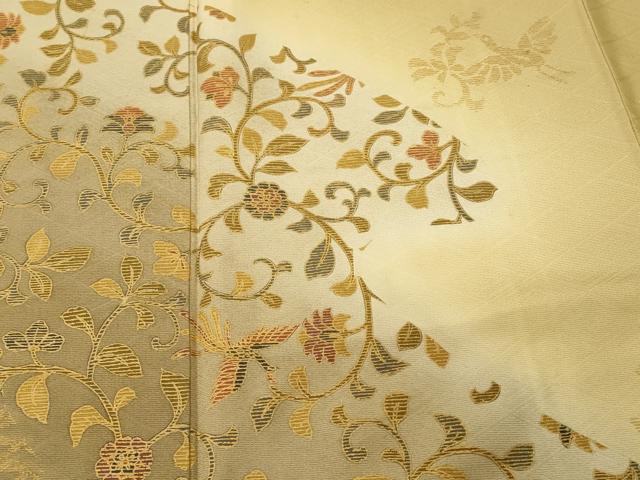 平和屋着物■訪問着 更紗花唐草文 鳳凰 暈し染め 正絹 逸品 CABK3675ev