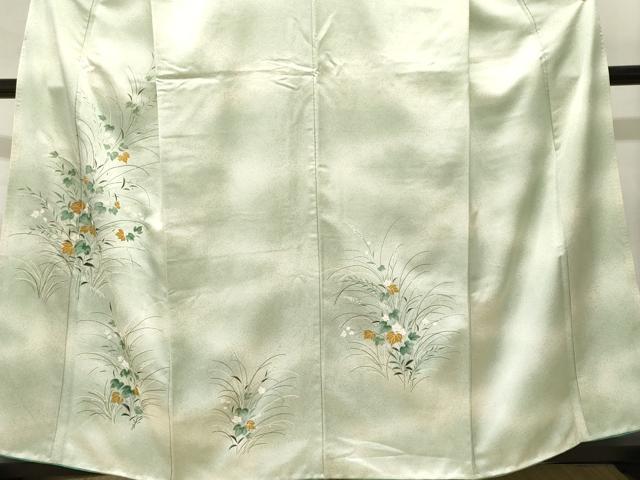 平和屋着物■訪問着 草花文 暈し染め 洗える着物 CABK3679ev