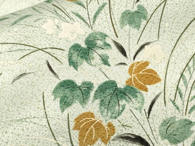 平和屋着物■訪問着 草花文 暈し染め 洗える着物 CABK3679ev