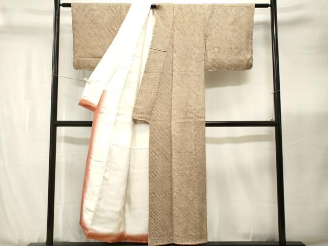 平和屋着物■大変加工の良い総絞り小紋 正絹 逸品 CABK3681ev