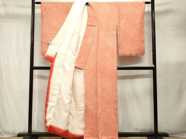 平和屋着物■大変加工の良い総絞り小紋 正絹 逸品 CABK3683ev