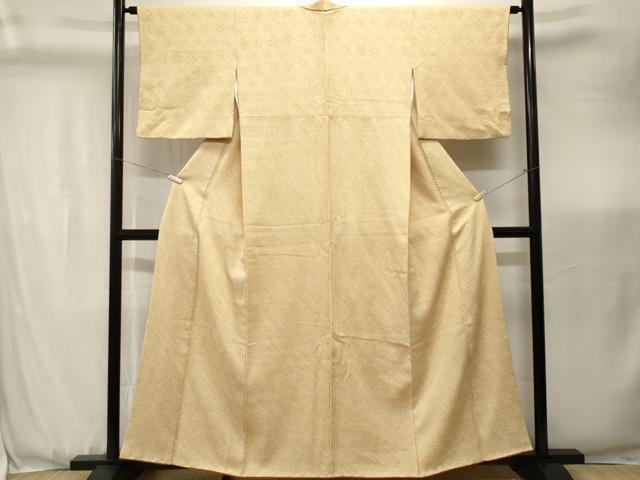 平和屋着物■大変加工の良い総絞り小紋 正絹 逸品 CABK3684ev
