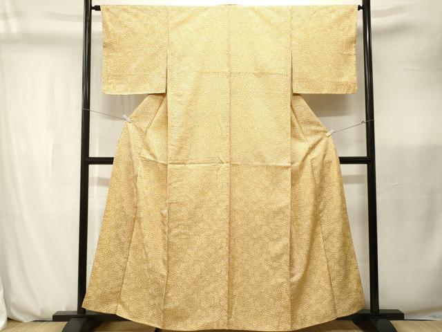 平和屋着物■小紋 幾何学文 洗える着物 CABK3689ev