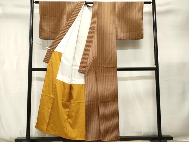 平和屋着物■小紋 縞 洗える着物 CABK3711ev