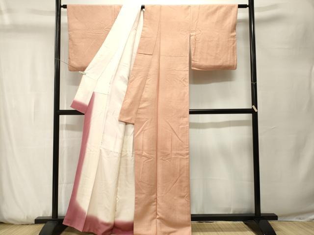 平和屋着物■江戸小紋 亀甲花繋ぎ 正絹 逸品 CABK3729ev