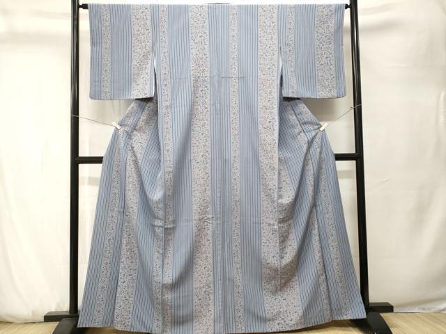平和屋着物■小紋 花鳥間道 洗える着物 CABK3733ev