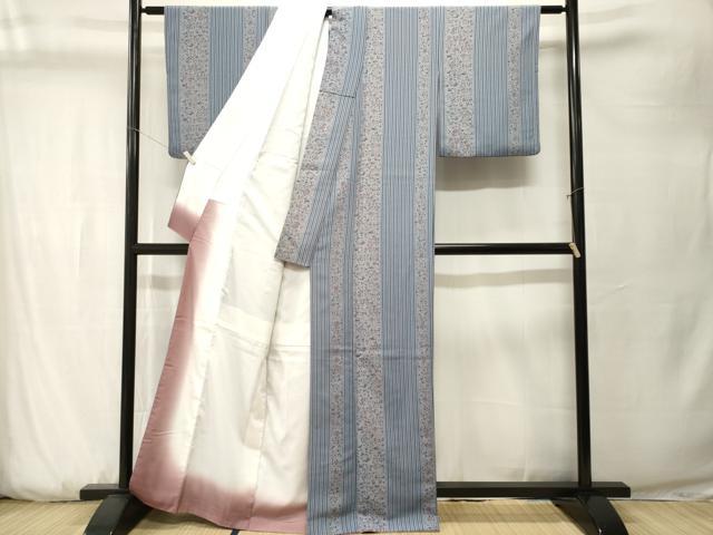 平和屋着物■小紋 花鳥間道 洗える着物 CABK3733ev