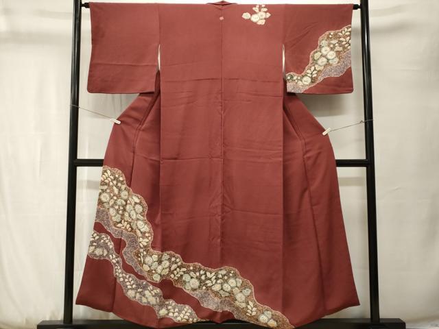 平和屋着物■訪問着 絞り 辻が花 正絹 逸品 CABK3738ev