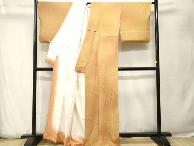 平和屋着物■上質な小紋 霞文 暈し染め 正絹 逸品 CABK3740ev
