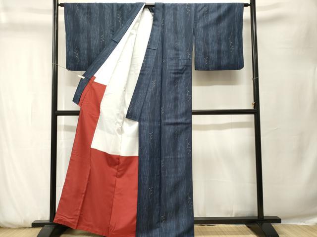 平和屋着物■小紋 草花間道 洗える着物 CABK3773ev