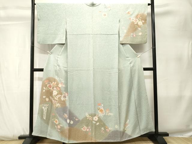 平和屋着物■訪問着 辻が花 暈し染め 金彩 正絹 逸品 CABK3820ev