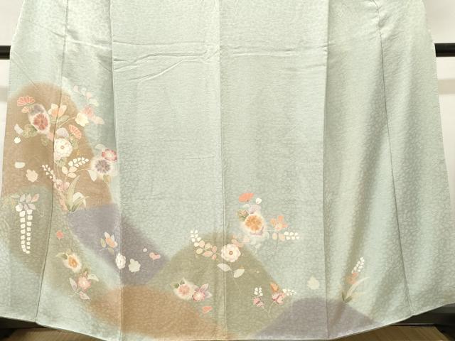 平和屋着物■訪問着 辻が花 暈し染め 金彩 正絹 逸品 CABK3820ev